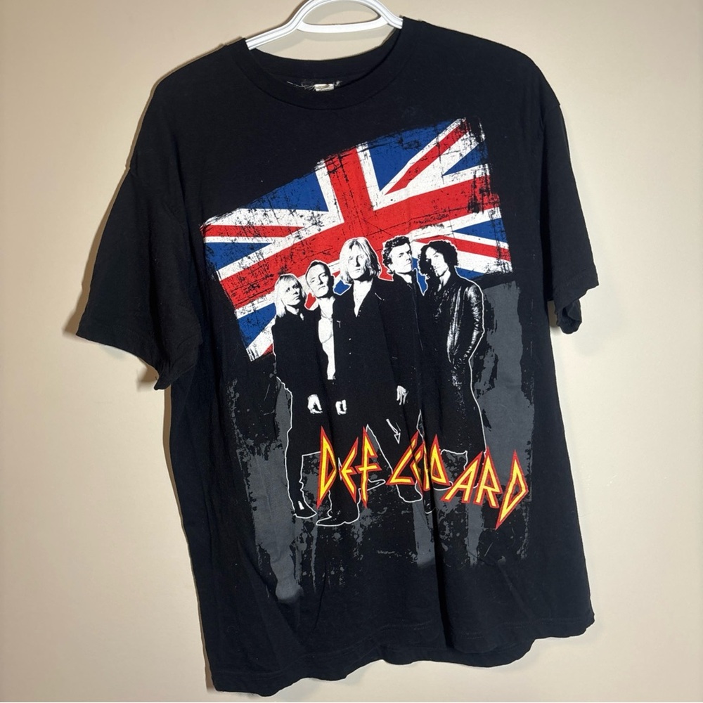 Tultex Black Def Leppard Graphic Tee